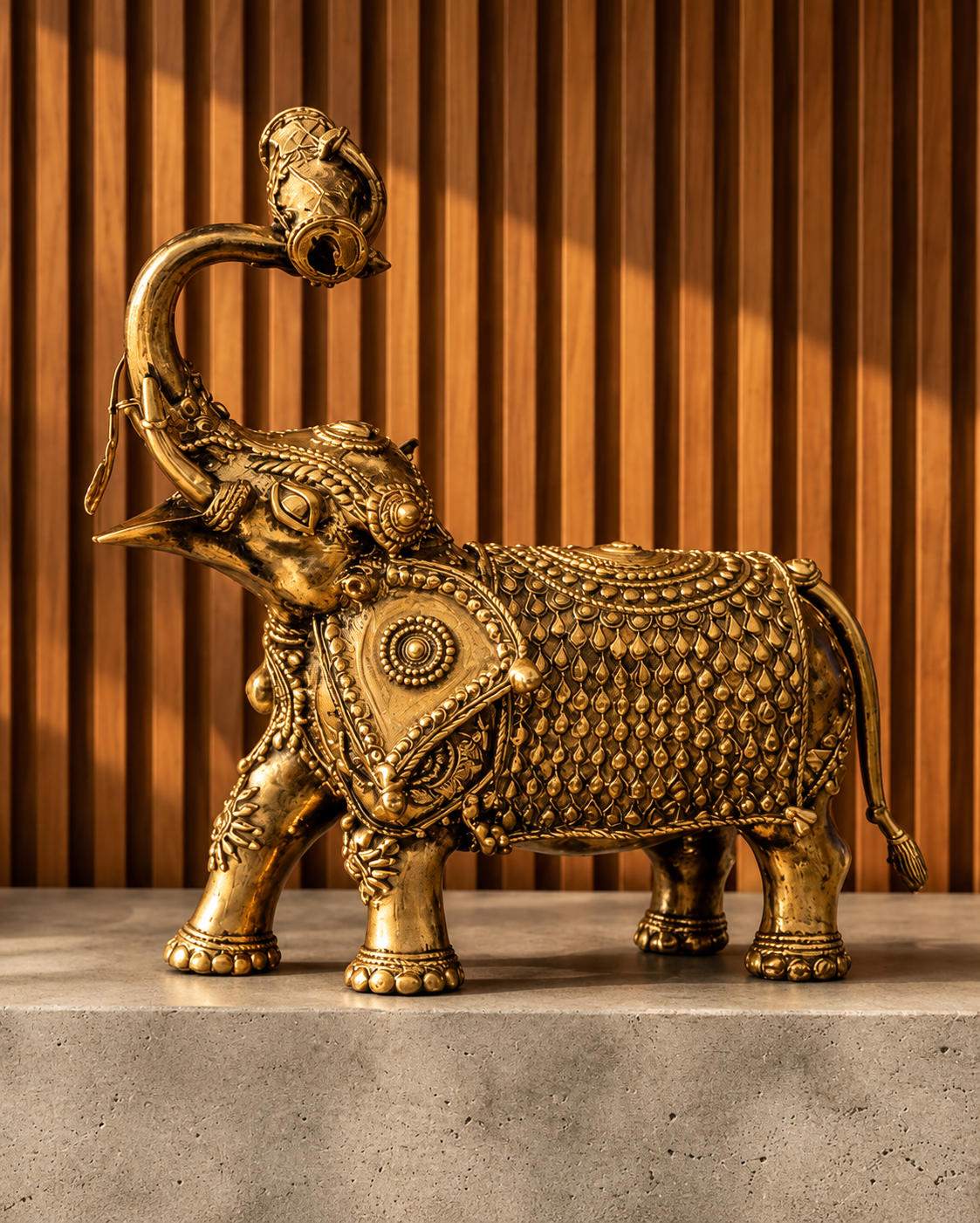 Droplet Elephant – Dhokra Art
