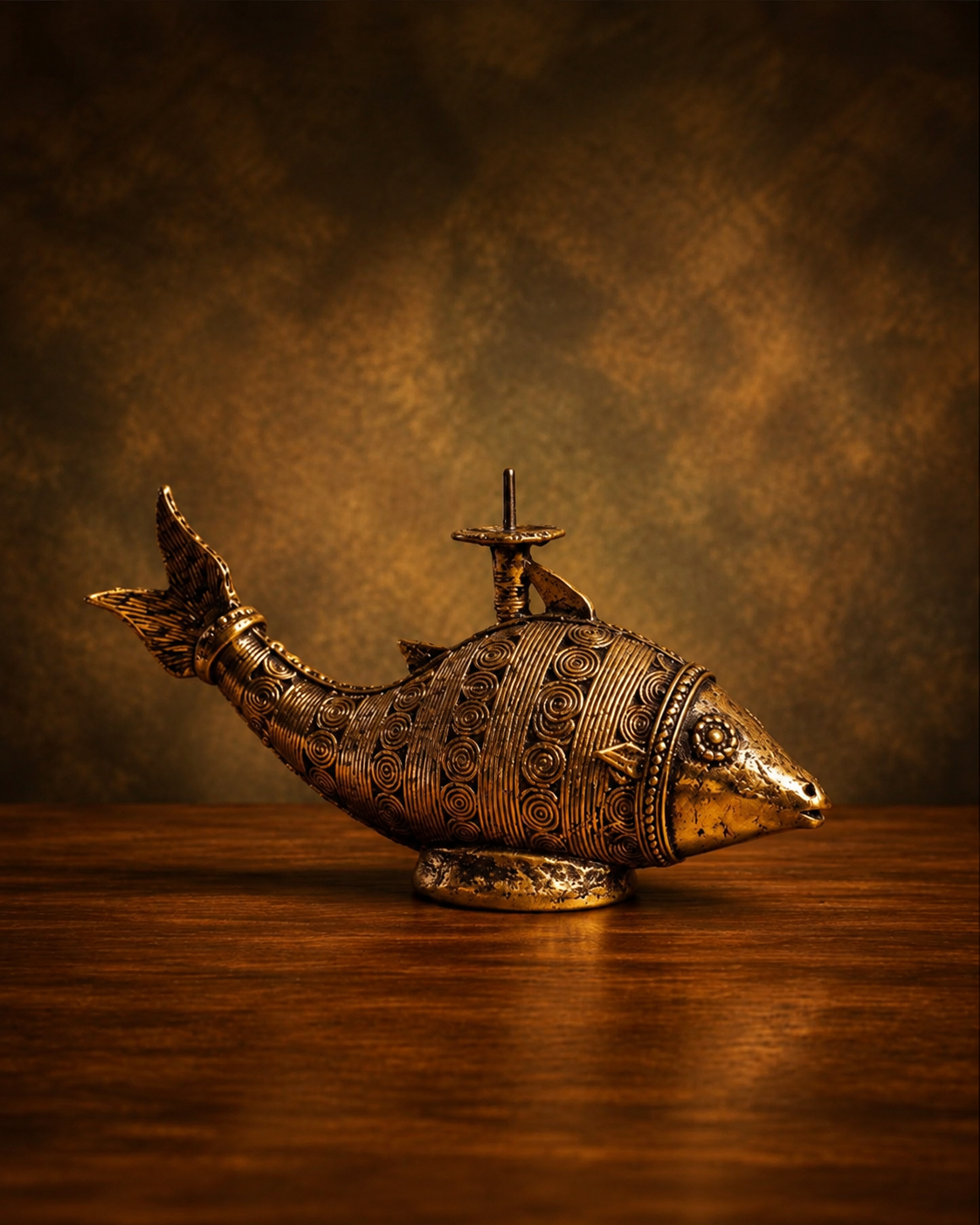 Fish Candle Holder – Dhokra Art