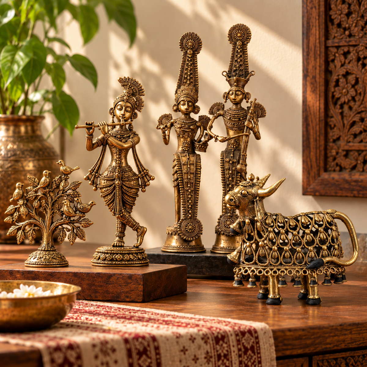 Handcrafted Dhokra Metal Art