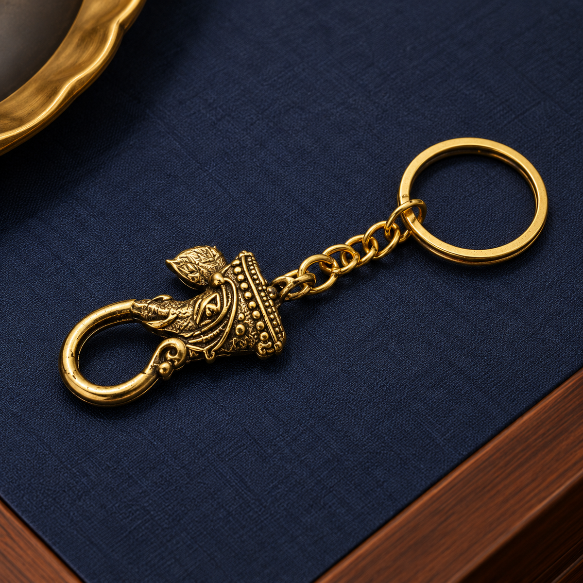 Ganesh Ji Keychain – Dhokra Art
