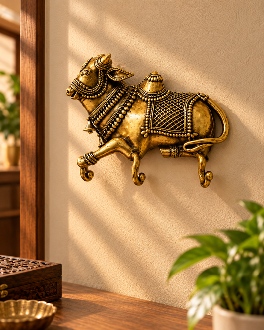 Bull Key Hanger – Dhokra Art