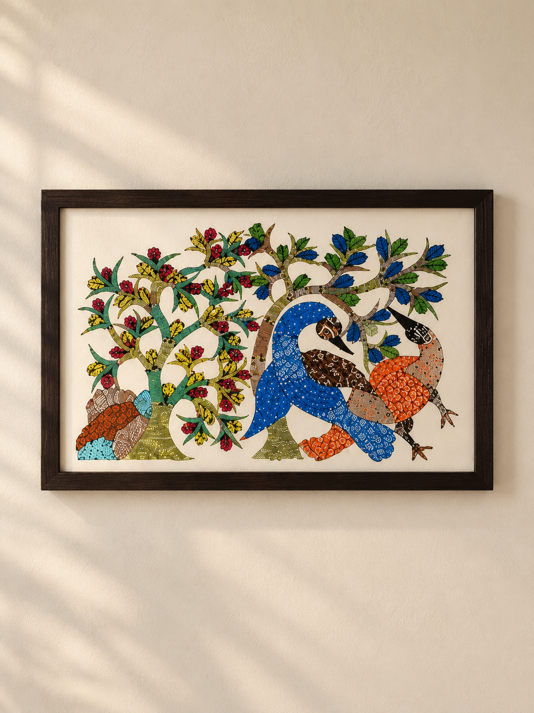 Tree of Life with Birds – Gond Art