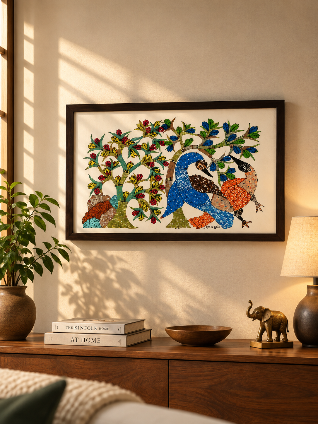 Tree of Life with Birds – Gond Art