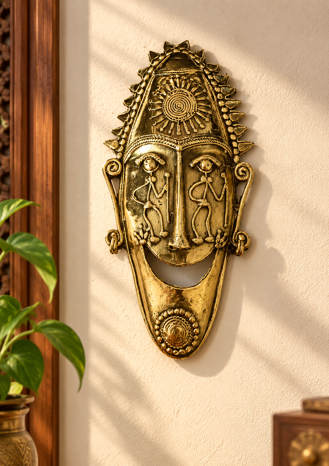 Tribal Mask – Dhokra Art
