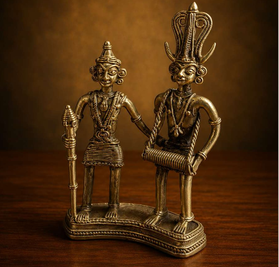 Tribal Music Pair – Dhokra Art