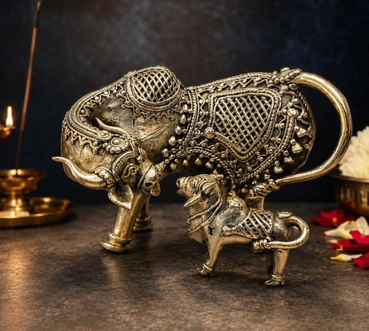 Kamdhenu – Dhokra Art