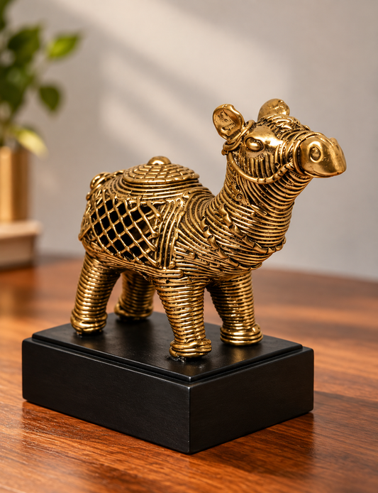 Camel With Base – Dhokra Art