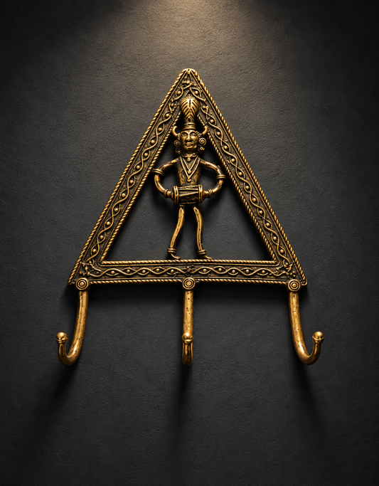Tribal Key Hanger – Dhokra Art
